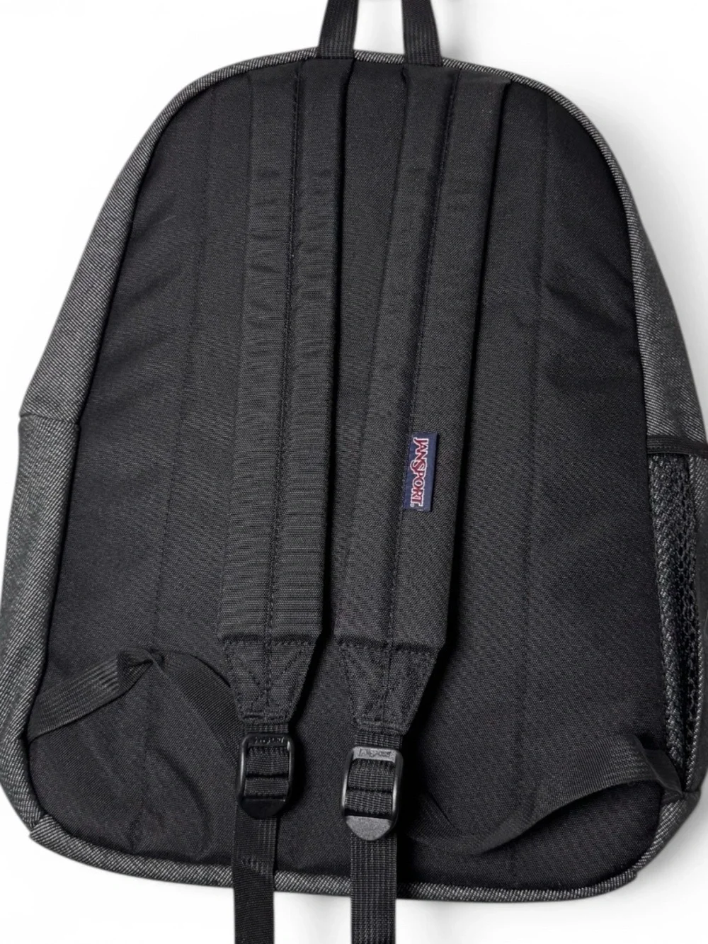 JanSport Cross Town Plus Backpack NWT Dark Gray Black 15” Laptop Sleeve